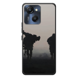 Чехлы на военную тематику для Blackview Oscal Modern 8 – Бой солдат