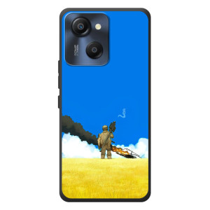 Чехлы на военную тематику для Blackview Oscal Modern 8 – Попадание