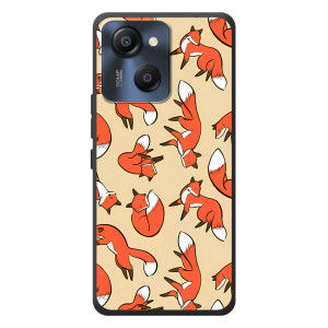 Чехлы с картинкой Лисички для Blackview Oscal Modern 8 (VPrint)