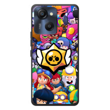 Чехол для Blackview Oscal Modern 8 Бравл Старс (VPrint) – Лого Brawl Stars
