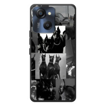 Чехол ДОБЕРМАН для Blackview Oscal Modern 8 (Коллаж Доберман)