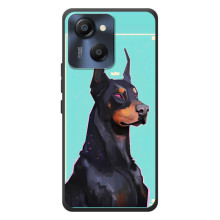 Чехол ДОБЕРМАН для Blackview Oscal Modern 8 (Король доберман)