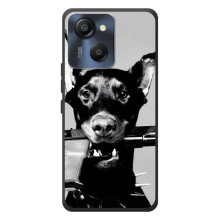 Чехол ДОБЕРМАН для Blackview Oscal Modern 8 (Опасный доберман)