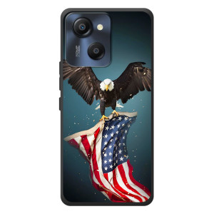 Чехол Флаг USA для Blackview Oscal Modern 8 – Орел и флаг