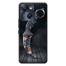 Чехол КИБЕРСПОРТ для Blackview Oscal Modern 8 (Кинжал КС ГО)