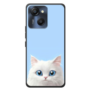 Чехол на тематику: Коты для Blackview Oscal Modern 8 – Белый кот