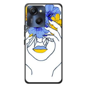Чохол на Blackview Oscal Modern 8 (Український дизайн) (Українка на всю голову)