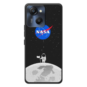 Силиконовый бампер с принтом "Наса" на Blackview Oscal Modern 8 – Космонавт NASA