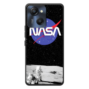 Силиконовый бампер с принтом "Наса" на Blackview Oscal Modern 8 – Nasa на луне