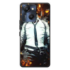 Силиконовый чехол с картинкой "Герой Pubg" на Blackview Oscal Modern 8 – Man Пубг