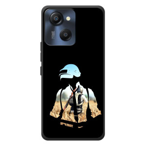 Силиконовый чехол с картинкой "Герой Pubg" на Blackview Oscal Modern 8 – Пубг мен