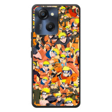 Чехлы с принтом Наруто на Blackview Oscal Modern 8 (Коллаж Наруто)