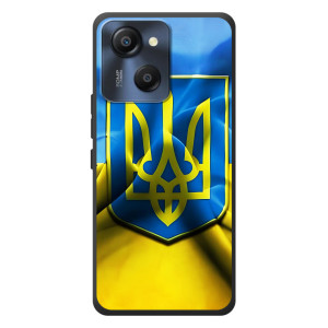 Чехол с картинкой (Патриотический ГЕРБ) на Blackview Oscal Modern 8 (Герб и Флаг Украины)