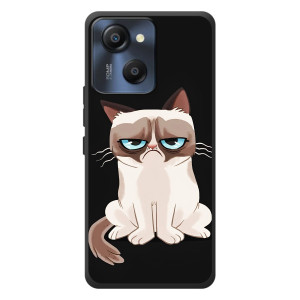 Чехол с принтом для Blackview Oscal Modern 8 (AlphaPrint) Модные коты