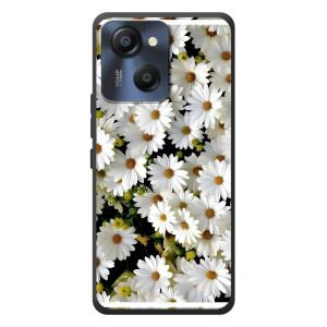 Чохол з ромашками на Blackview Oscal Modern 8 – Рамка в ромашках