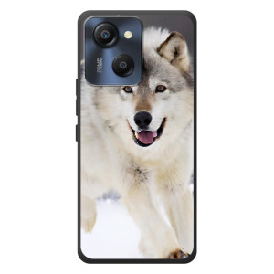 Чехол с Волком на Blackview Oscal Modern 8 – Волк на снегу