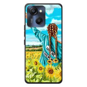 Чохол Стильні дівчата на Blackview Oscal Modern 8 – Дівчина на полі