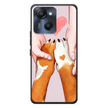 Чехол (ТПУ) Милые собачки для Blackview Oscal Modern 8 (Любовь к собакам)