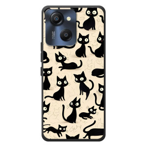 Чехол с рисунком кот на Blackview Oscal Modern 8