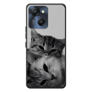 Чехол с рисунком кот на Blackview Oscal Modern 8