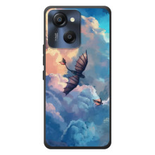 Чохол з принтом дракон Беззубик Блацкв'ю Осгал Модерн 8 – Беззубик в небі