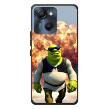 Печатный чехол с принтом Шрек для Blackview Oscal Modern 8 – Стильный Шрек