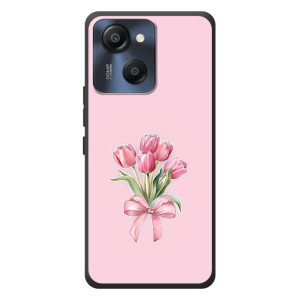 Чехол с розовым рисунком для Blackview Oscal Modern 8
