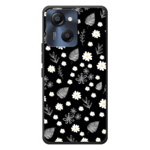 Чехлы с тематикой "ЦВЕТЫ" на Blackview Oscal Modern 8 (цветение на чорном)