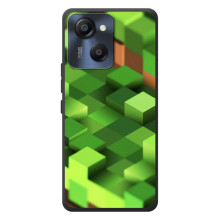 Чехлы для Blackview Oscal Modern 8 (Персонажи Майн Крафт) (Текстура)