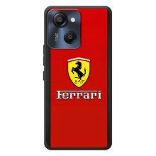 Силиконовый бампер с картинкой машины на Blackview Oscal Modern 8 (Ferrari Logo)