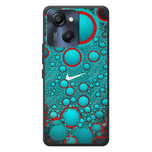 Силиконовый Чехол на Blackview Oscal Modern 8 с картинкой Nike – Найк зеленый