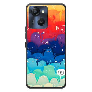 Силиконовый чехол с котиком для Blackview Oscal Modern 8 – Mew
