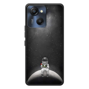 Силиконовый Чехол с принтом "Космонавты" на Blackview Oscal Modern 8 – Космонавт романтик