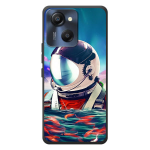 Силиконовый Чехол с принтом "Космонавты" на Blackview Oscal Modern 8 – Космонавт в воде