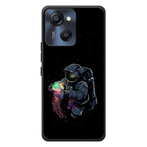 Силиконовый Чехол с принтом "Космонавты" на Blackview Oscal Modern 8 – В руках земля