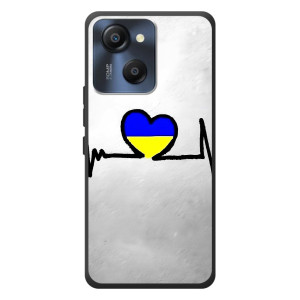 Силиконовый Чехол на Blackview Oscal Modern 8 (Я-Украина) – Украинская кардиограмма