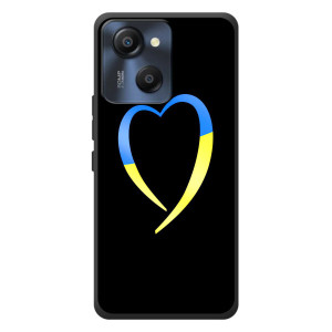 Силиконовый Чехол на Blackview Oscal Modern 8 (Я-Украина) – Украинское сердце