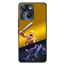 Чехол з героями Клеш Рояль для Blackview Oscal Modern 8 (Варвар против Пекка)