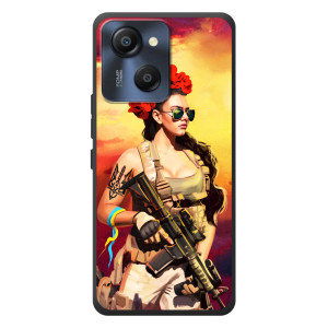 ЗСУ Чохли (TPU) для Blackview Oscal Modern 8 – Жінка солдат