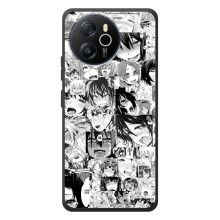 Чехлы Персонажи Аниме Наруто для Blackview Oscal Tiger 12 (AlphaPrint) (Ahegao manga)