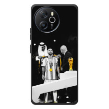 Чехлы для Blackview Oscal Tiger 12 (Leo чемпион) (AlphaPrint) (Месси в накидке)