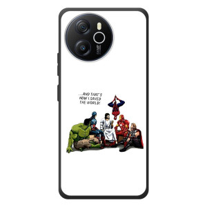 Чехлы для Blackview Oscal Tiger 12 (Для Христиан) – Иисус супергерой