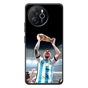 Чехлы Лео Месси Аргентина для Blackview Oscal Tiger 12 – Счастливый Месси