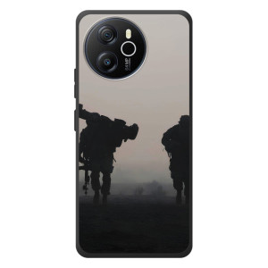 Чехлы на военную тематику для Blackview Oscal Tiger 12 – Бой солдат