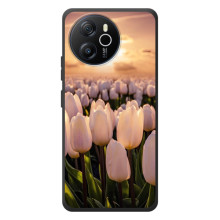 Чохли з картинкою (Тюльпани) на Чорніюз Осдаль Тайгер 12 (Захід з квітами)