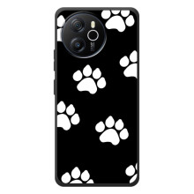 Чехлы с собаками для Blackview Oscal Tiger 12 (VPrint) (Следы собаки)