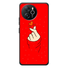 Чохол (Знак сердечка) для Blackview Oscal Tiger 12 – Сердечко на червоному