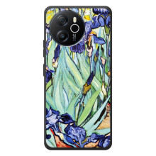 Чохол для смартфону Blackview Oscal Tiger 12 Художнє Мистецтво – Картина квіти Іриси