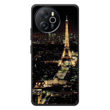Чехол Эйфелева Башня для Blackview Oscal Tiger 12 - (AlphaPrint) (Ночной Париж)