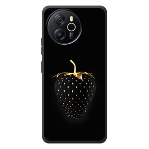 Чехол с изображением  вкусной еды для Blackview Oscal Tiger 12 – Чёрная клубника